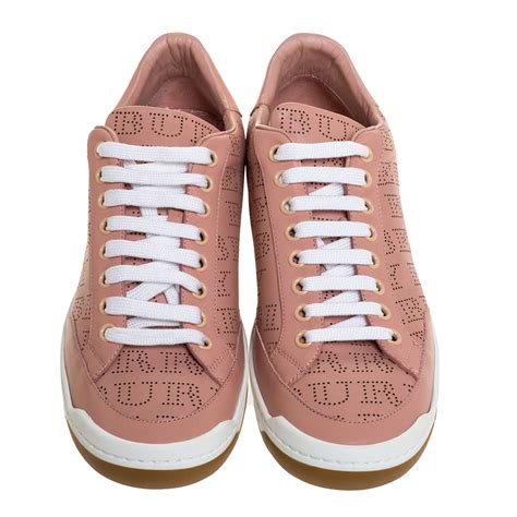 pink Burberry sneakers